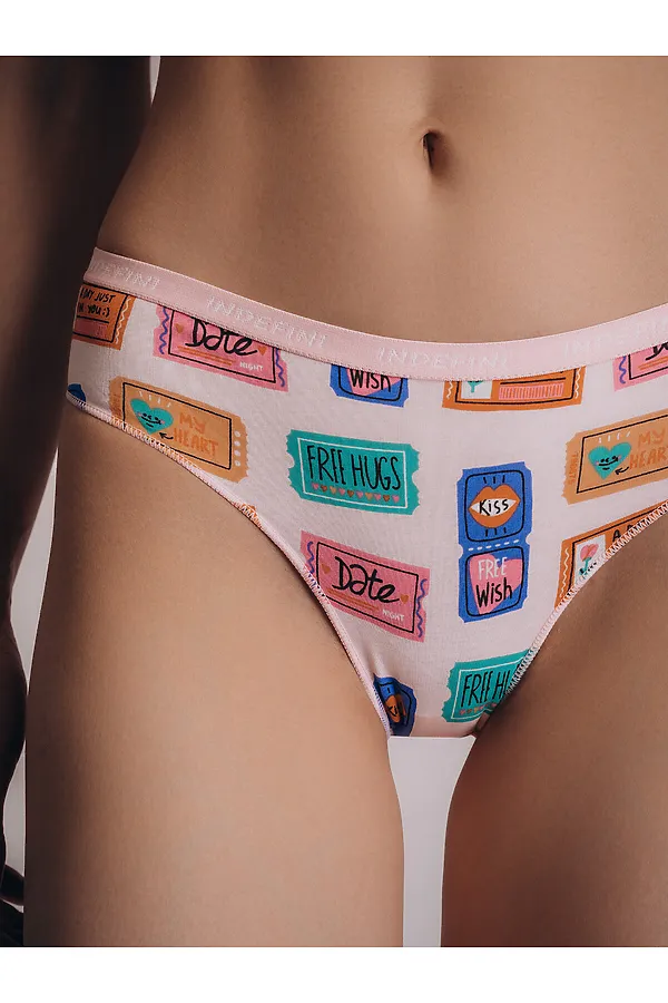 Трусы INDEFINI, розовый - фото 2