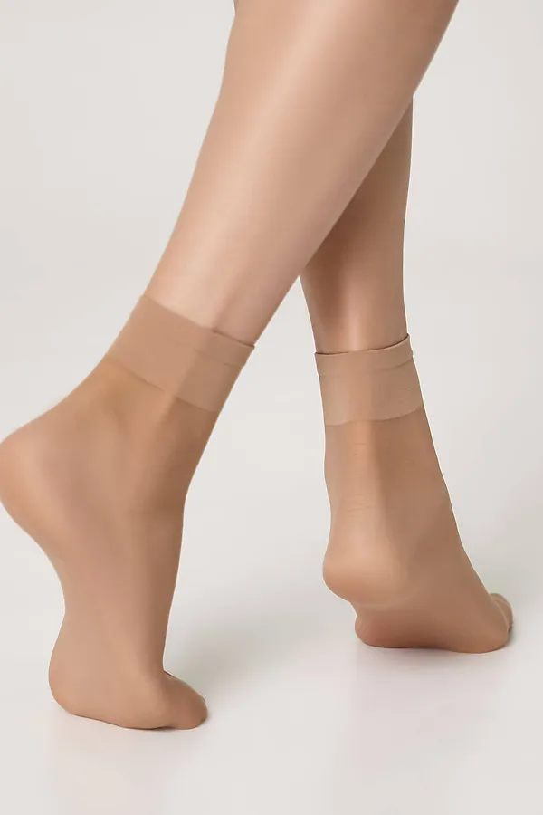 CONTE SOLO 40 (2 пары) Носки женские CONTE ELEGANT, бронза - фото 2