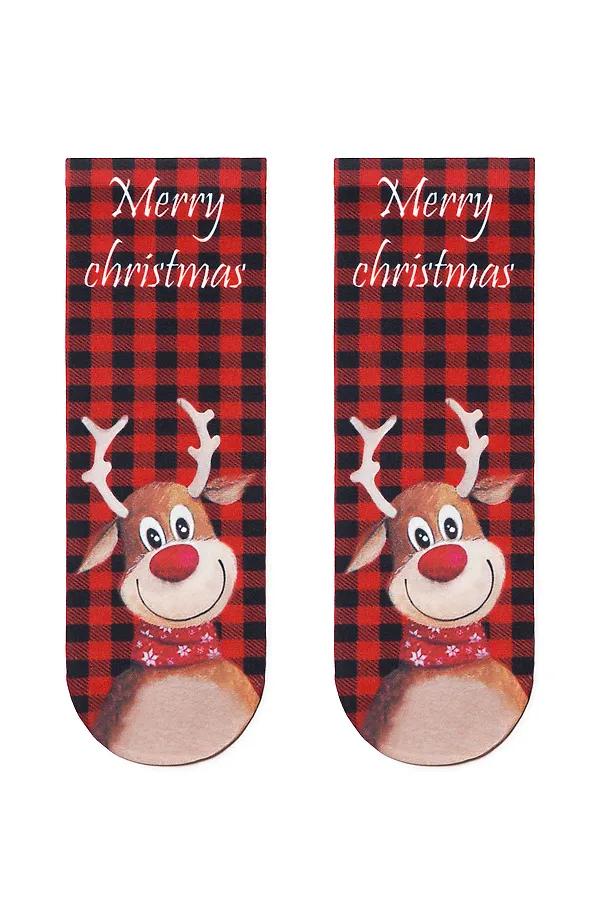 CONTE FANTASY 70 Носки с новогодними рисунками CONTE ELEGANT, микс - фото 2