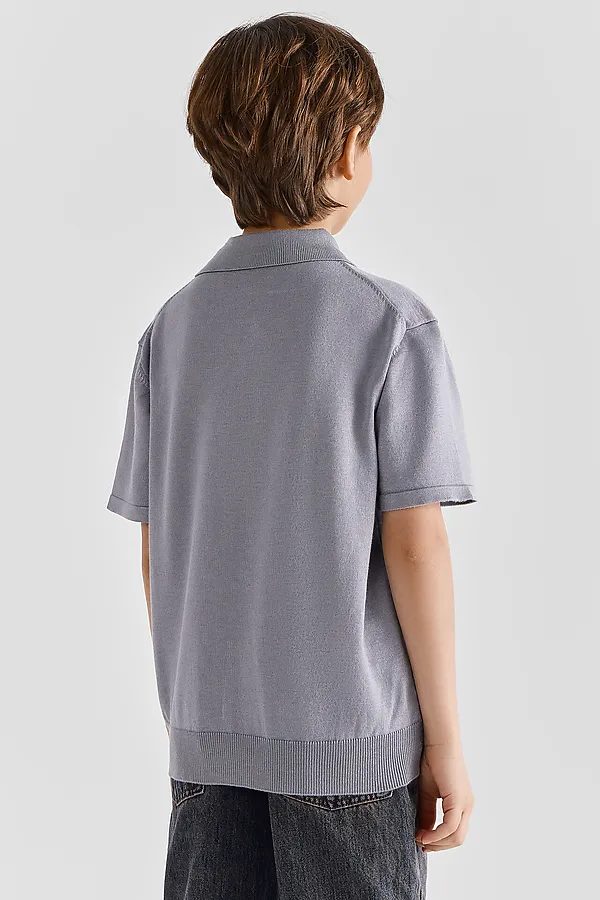 Поло для мальчиков MARK FORMELLE, серый - фото 2