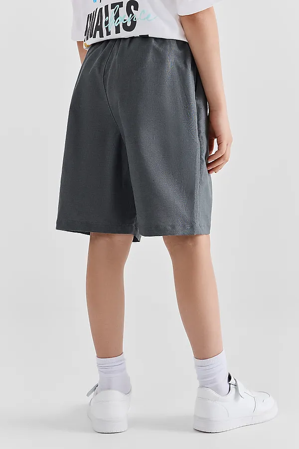 Шорты для мальчиков MARK FORMELLE, графит - фото 2