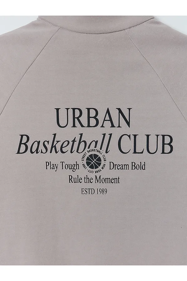 Толстовка для мальчиков MARK FORMELLE, серый пепел +печать - фото 2