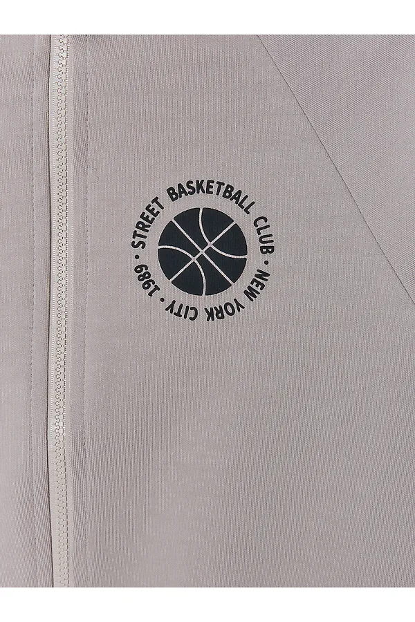 Толстовка для мальчиков MARK FORMELLE, серый пепел +печать - фото 2