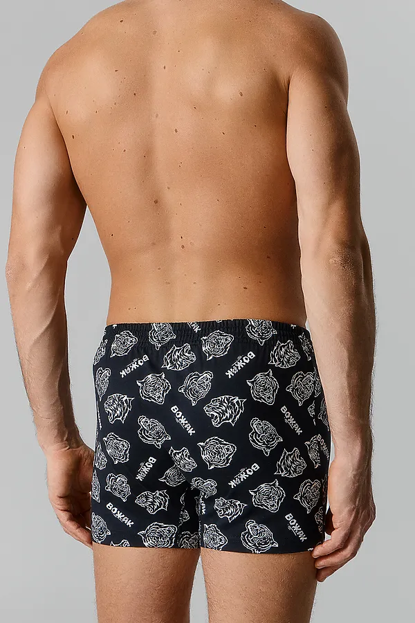 Трусы мужские MARK FORMELLE, тигры на черном - фото 2