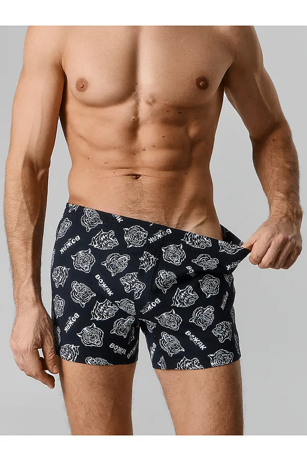 Трусы мужские MARK FORMELLE, тигры на черном - фото 2