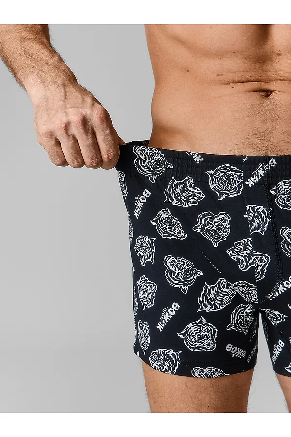 Трусы мужские MARK FORMELLE, тигры на черном - фото 2