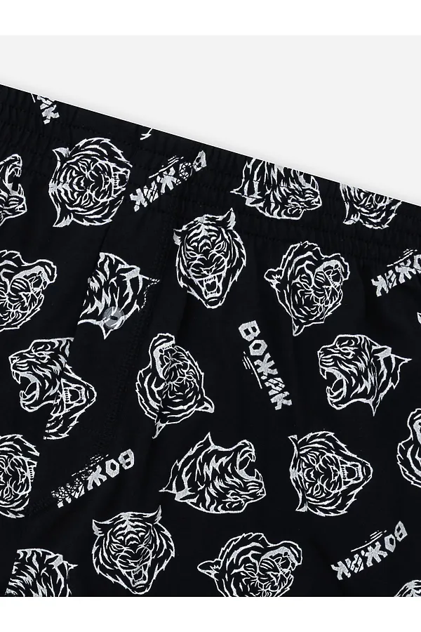 Трусы мужские MARK FORMELLE, тигры на черном - фото 2