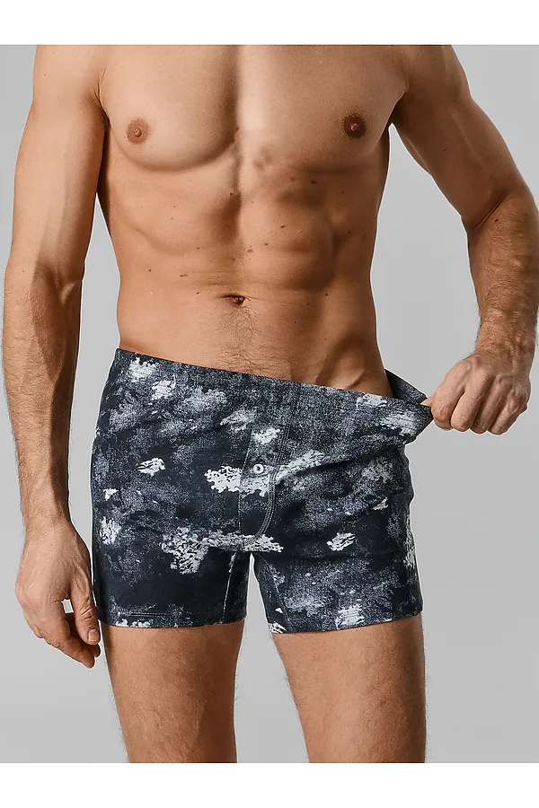 Трусы мужские MARK FORMELLE, милитари на графите - фото 2