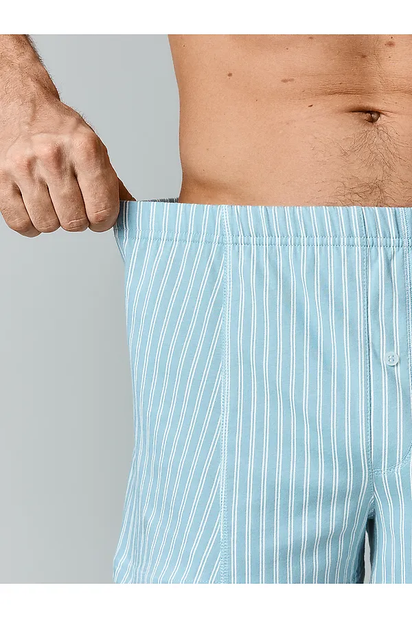 Трусы мужские MARK FORMELLE, белая полоска на полыни - фото 2