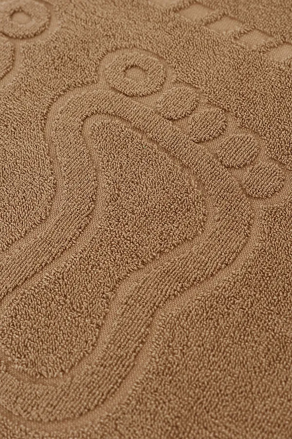 Полотенце Софатекс 50 * 70 коврик ножки 2шт НАТАЛИ, мокко - фото 2