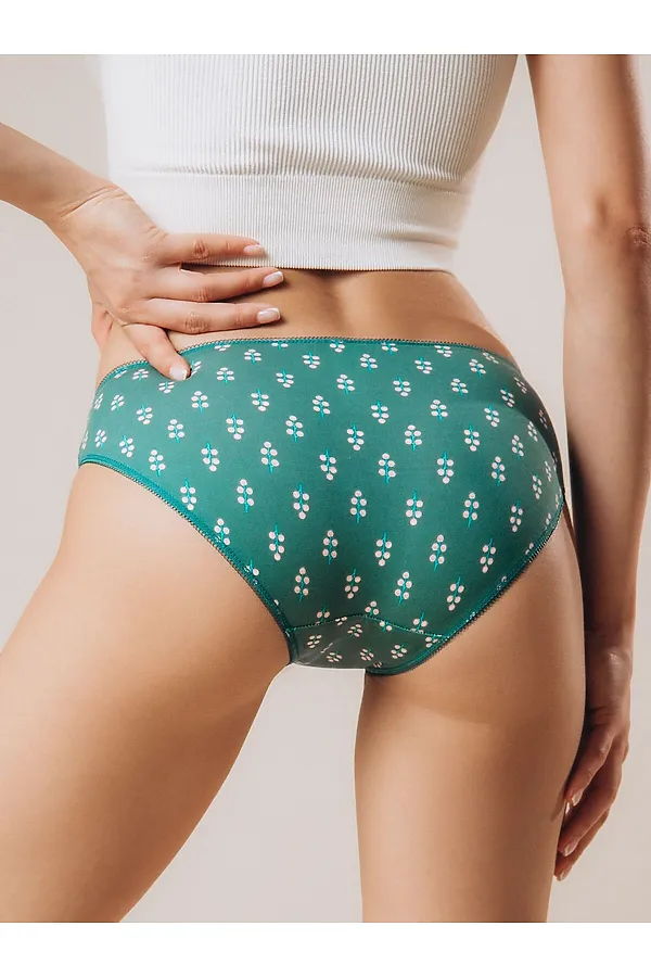 Трусы INDEFINI, бирюзовый - фото 2