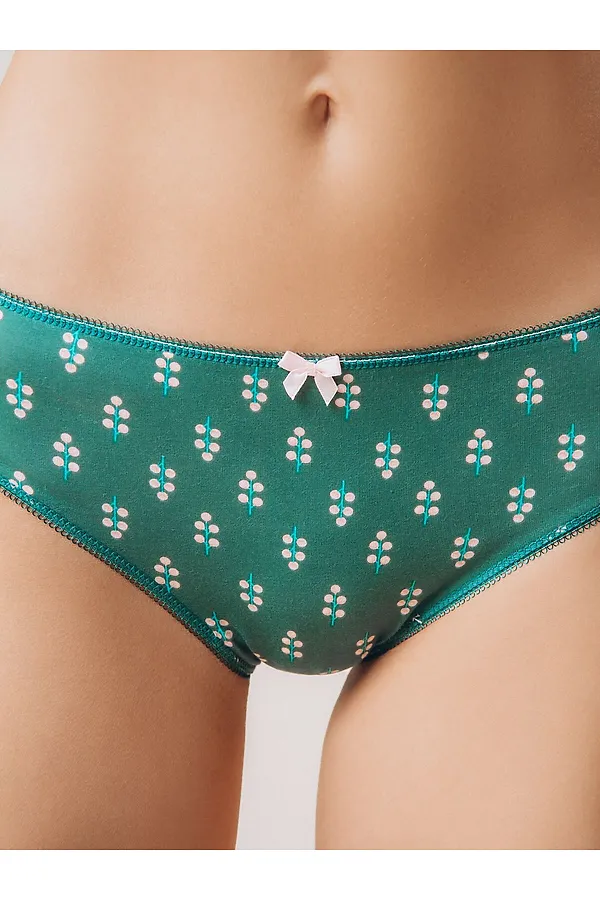 Трусы INDEFINI, бирюзовый - фото 2