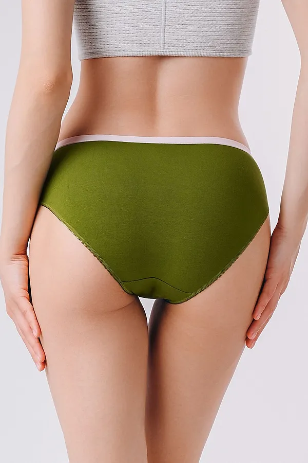 Трусы INDEFINI, оливковый - фото 2