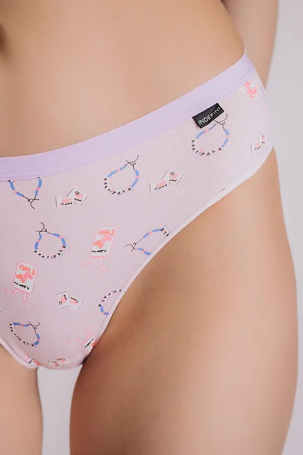 Трусы INDEFINI, розовый - фото 2