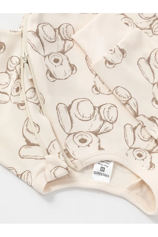 Комбинезоны, 2 шт. CROCKID, молочный - фото 2