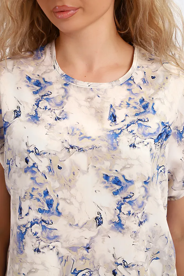 Блузка 069 НАТАЛИ, бежевый - фото 2