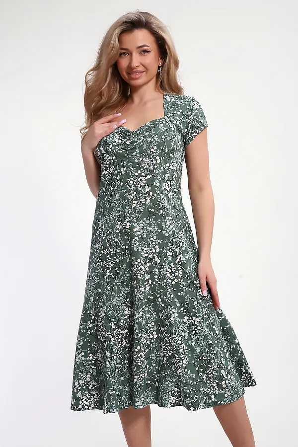 Платье 055 НАТАЛИ, зеленый - фото 2