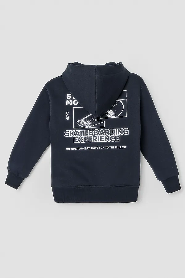 Толстовка для мальчиков MARK FORMELLE, неви +печать1 - фото 2