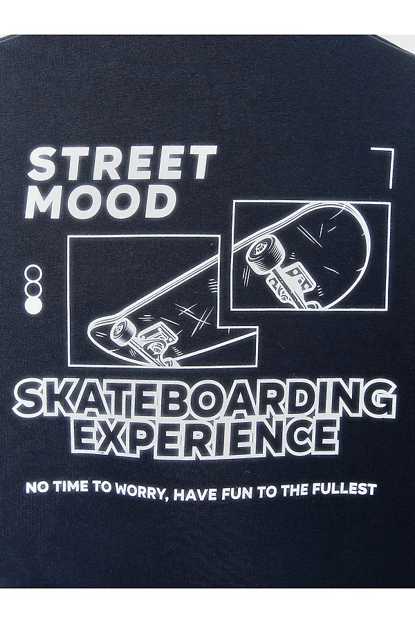 Толстовка для мальчиков MARK FORMELLE, неви +печать1 - фото 2