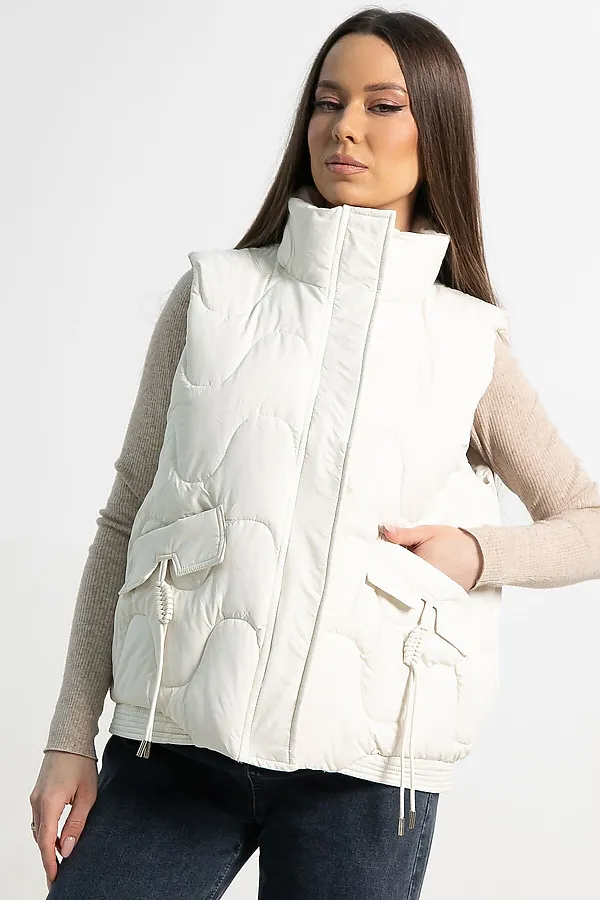 Жилет утепленный Фрия LADY TAIGA, крем-брюле - фото 2