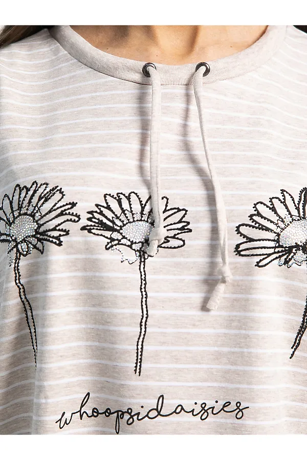 Блуза Сияющий набросок LADY TAIGA, бежевая - фото 2