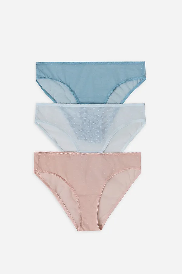 Трусы женские (3шт.) MARK FORMELLE, синяя дымка - фото 2