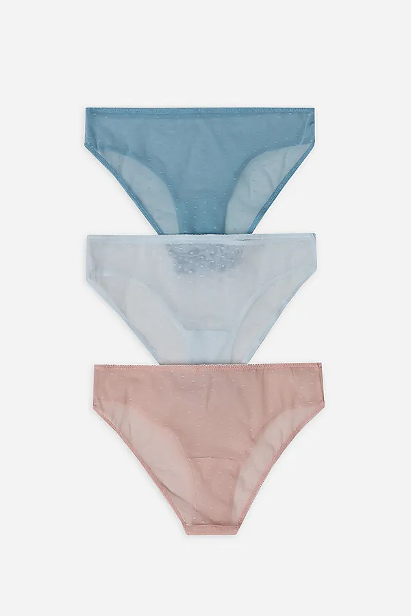 Трусы женские (3шт.) MARK FORMELLE, синяя дымка - фото 2