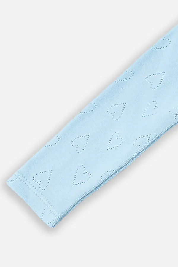 Комбинезон нательный детский MARK FORMELLE, сердечки на голубом - фото 2