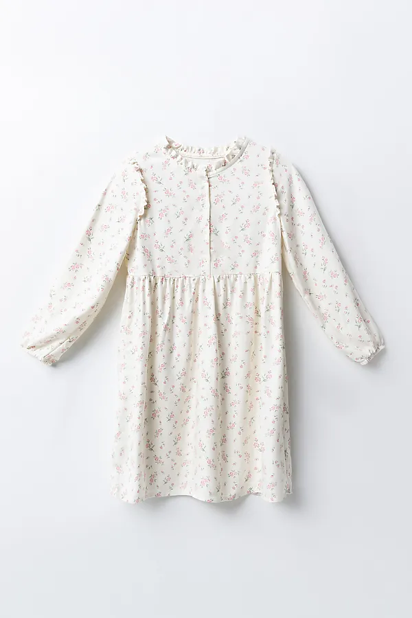 Платье для девочек MARK FORMELLE, розы на молочном - фото 2