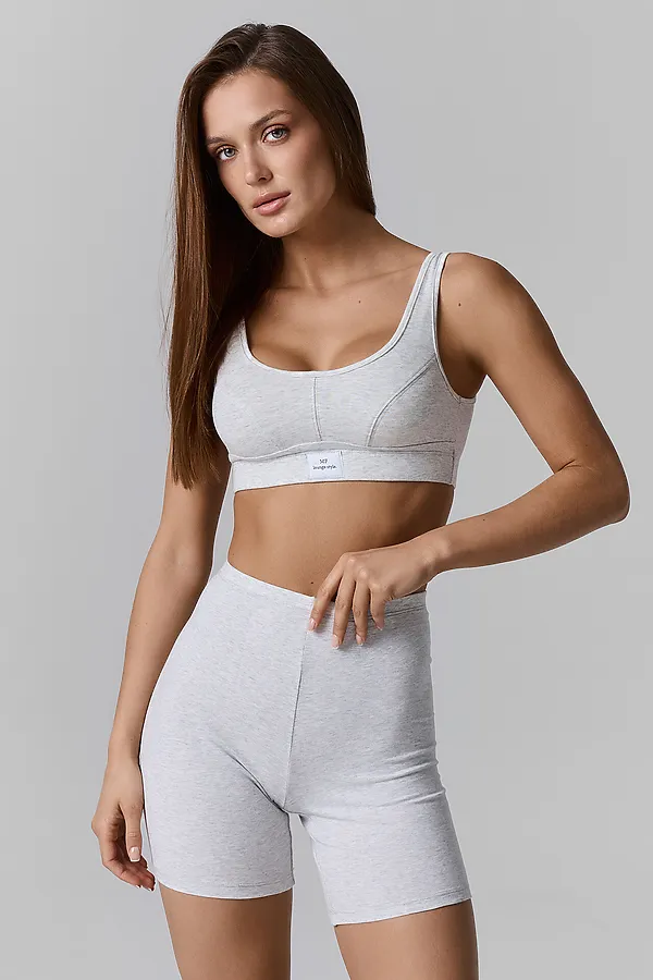 Топ женский MARK FORMELLE, серый меланж 4306-а-3 - фото 2