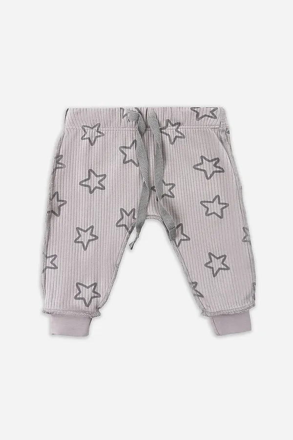 Ползунки детские (2шт.) MARK FORMELLE, барашки на абрикосовом +звездочки на сером - фото 2