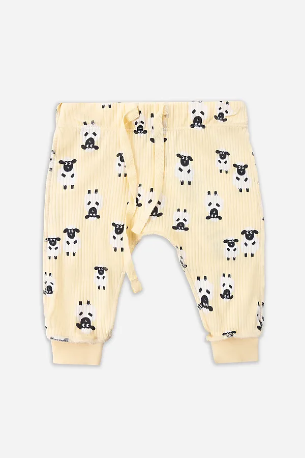 Ползунки детские (2шт.) MARK FORMELLE, барашки на абрикосовом +звездочки на сером - фото 2