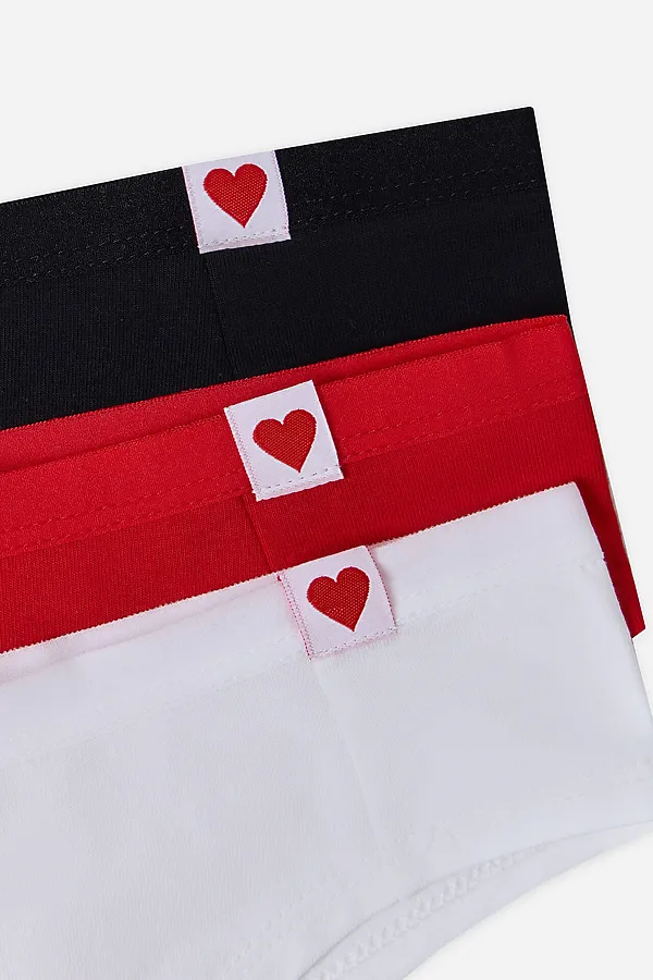 Трусы женские (3шт.) MARK FORMELLE, красный1 - фото 2