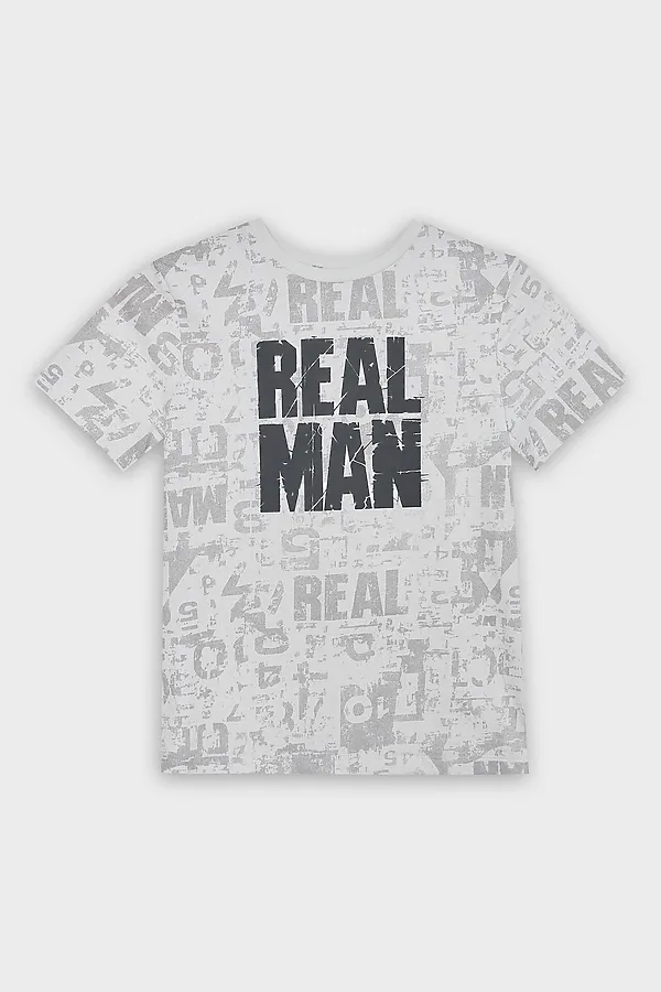 Комплект для мальчиков (футболка, шорты) MARK FORMELLE, мраморный камуфляж - фото 2