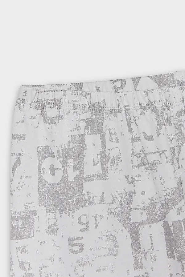 Комплект для мальчиков (футболка, шорты) MARK FORMELLE, мраморный камуфляж - фото 2