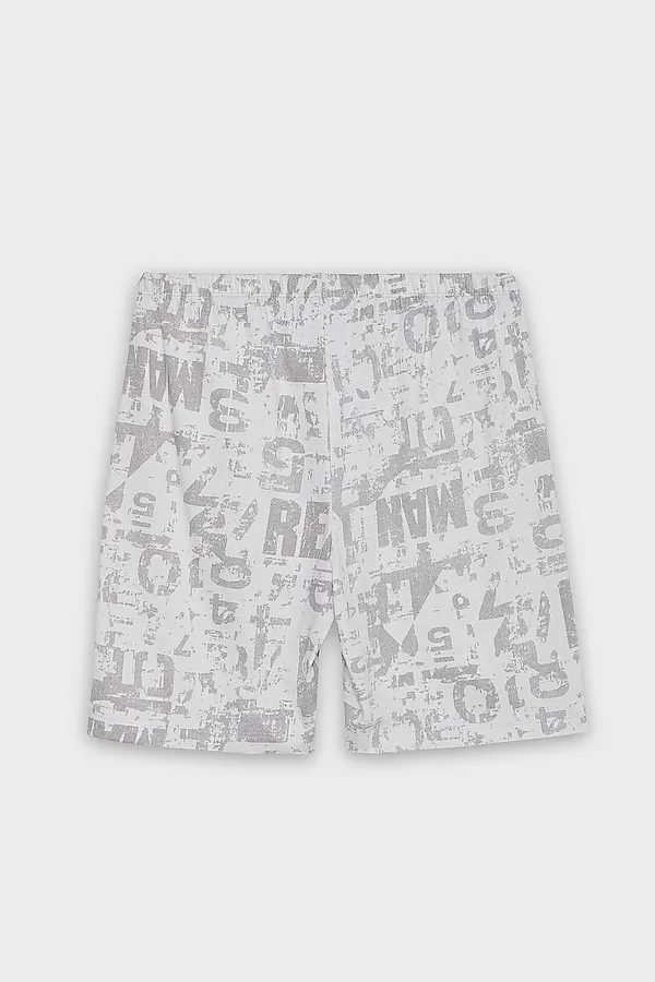 Комплект для мальчиков (футболка, шорты) MARK FORMELLE, мраморный камуфляж - фото 2