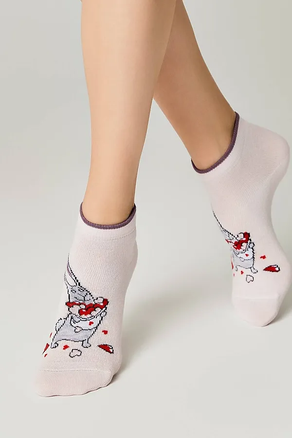 Брестские Носки женские 1145 CLASSIC (укороченные) БРЕСТСКИЕ, светло-розовый - фото 2