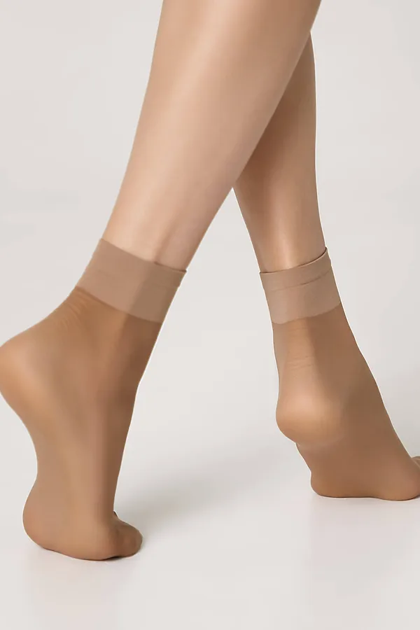 CONTE SOLO 20 (2 пары) Носки женские CONTE ELEGANT, бронза - фото 2