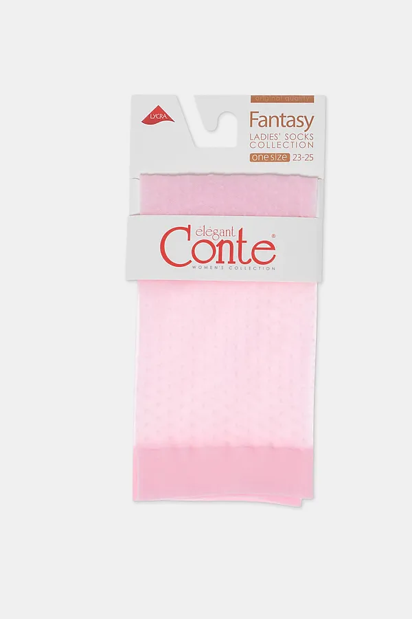 CONTE FANTASY 20 Носки в горошек CONTE ELEGANT, светло-розовый - фото 2