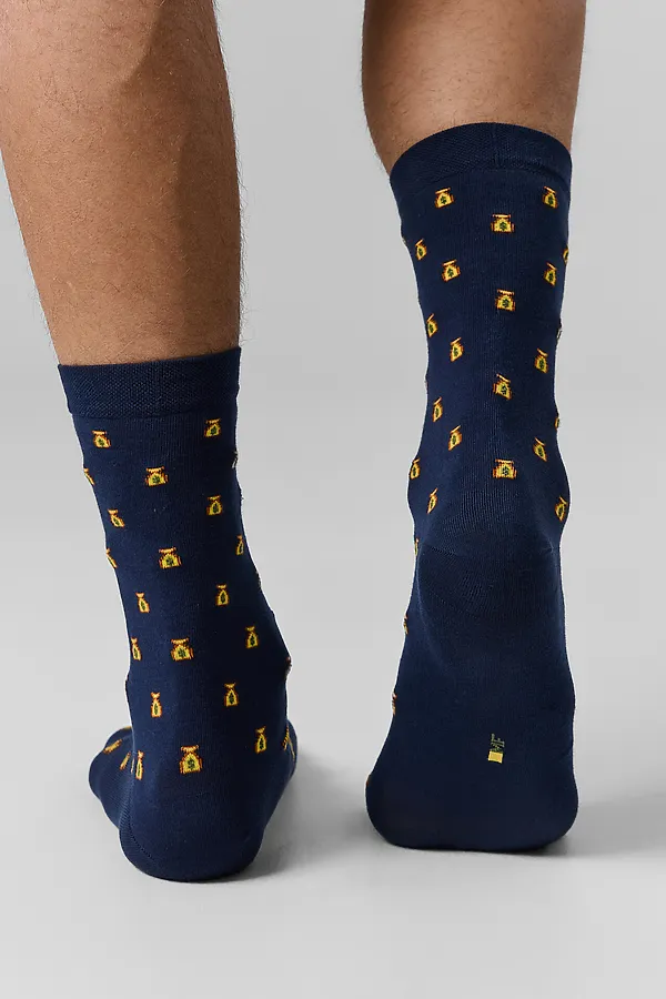 Носки мужские MARK FORMELLE, т.синий - фото 2