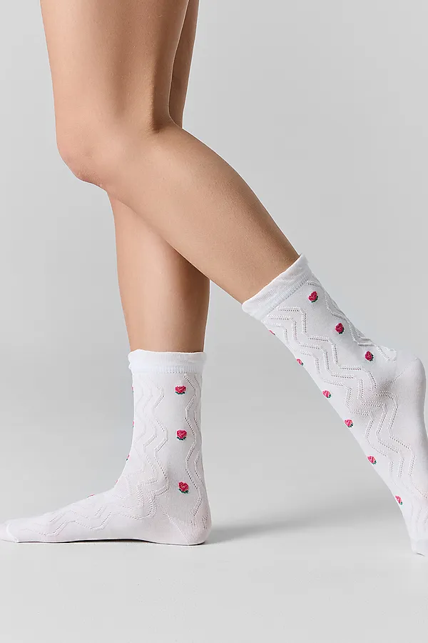 Носки женские (3 пары) MARK FORMELLE, белый-3/ - фото 2