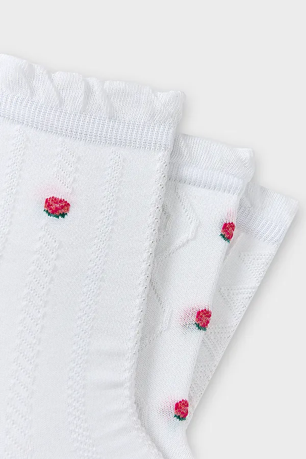 Носки женские (3 пары) MARK FORMELLE, белый-3/ - фото 2