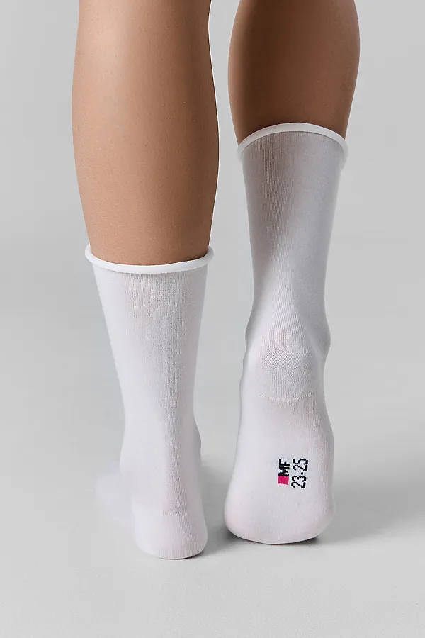 Носки женские (3 пары) MARK FORMELLE, белый /св.серый меланж /черный/ - фото 2