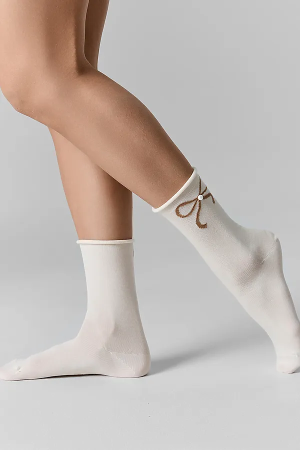 Носки женские MARK FORMELLE, молочный - фото 2