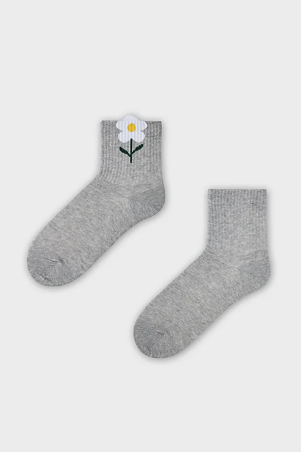 Носки женские MARK FORMELLE, серый меланж - фото 2