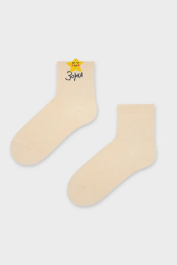 Носки женские MARK FORMELLE, нюдовый - фото 2