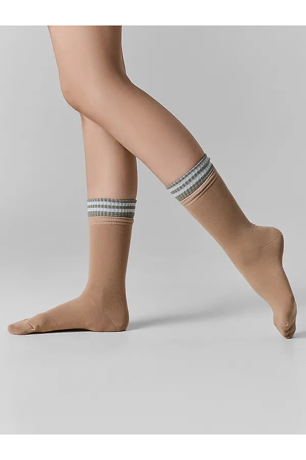 Носки женские MARK FORMELLE, капучино - фото 2