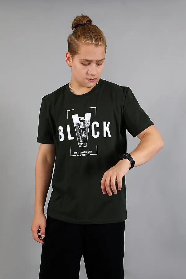 Футболка 88148 НАТАЛИ, хаки - фото 2