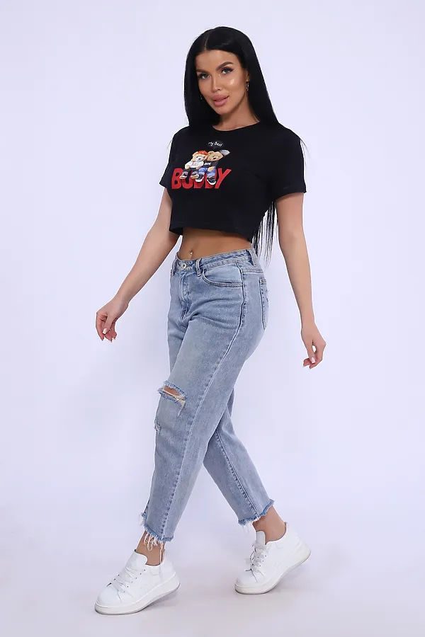 Футболка 74407 НАТАЛИ, черный - фото 2