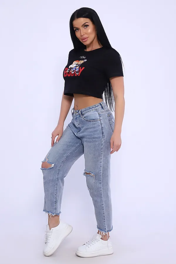 Футболка 74407 НАТАЛИ, черный - фото 2